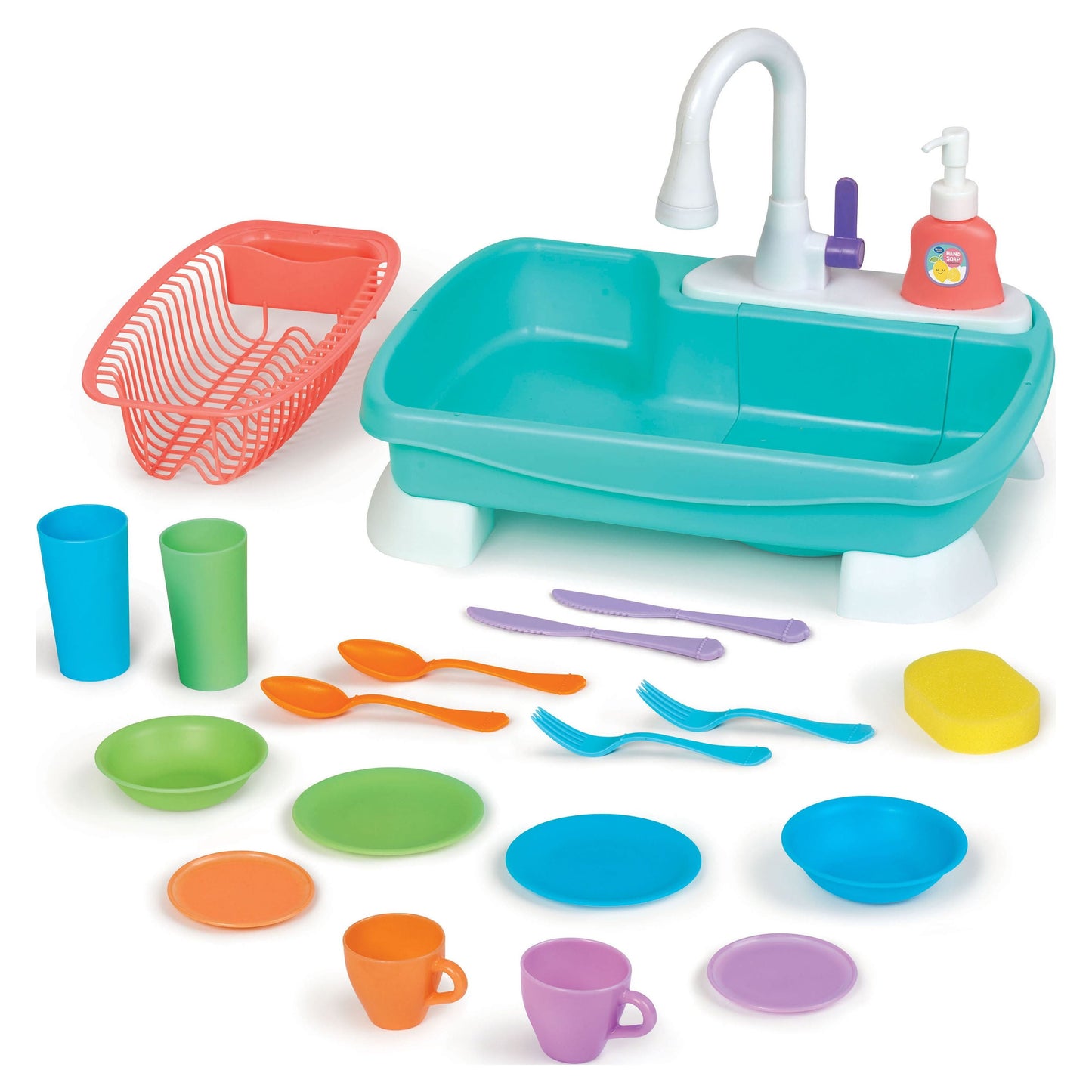 VERI CUTE Working Sink Play Set, 21 Pieces