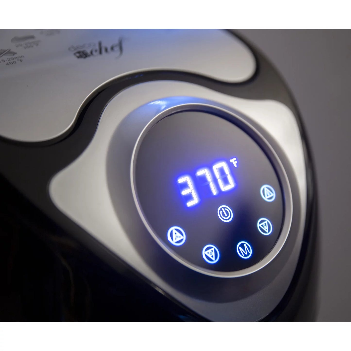 VERIS NICE XL 3.7 QT Digital Air Fryer Cooker with 7 Smart Programs ,Preheat & Shake Remind , LED Touch Screen Oil-Less Non-Stick Coated Basket ,Timer Counter Top , Healthy Kitchen Safe Frying Statio