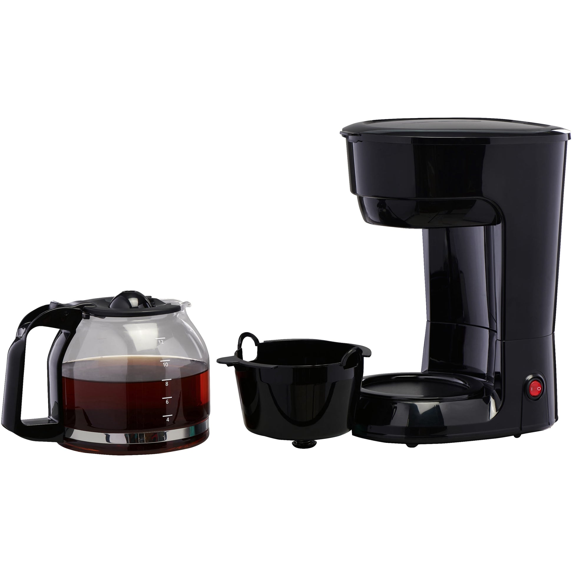 VERI COOL Black 12-Cup Coffee Maker with Removable Filter Basket