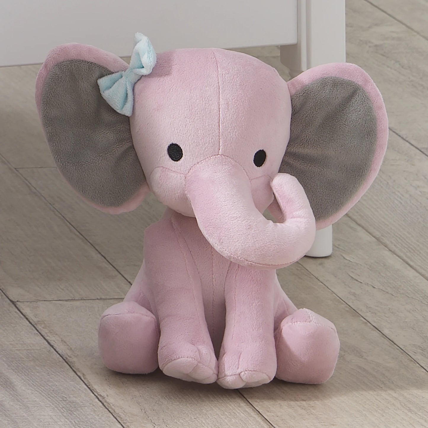 VERI SOFT Twinkle Toes Pink Plush Elephant Stuffed Animal 10 Inch- Hazel