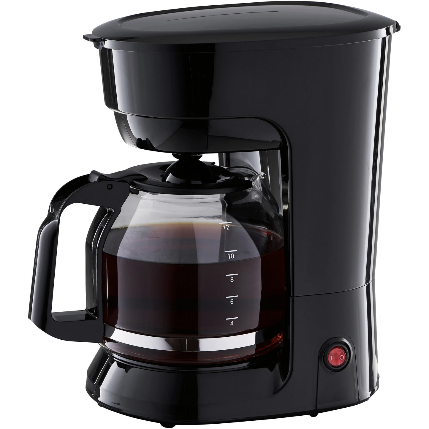 VERI COOL Black 12-Cup Coffee Maker with Removable Filter Basket