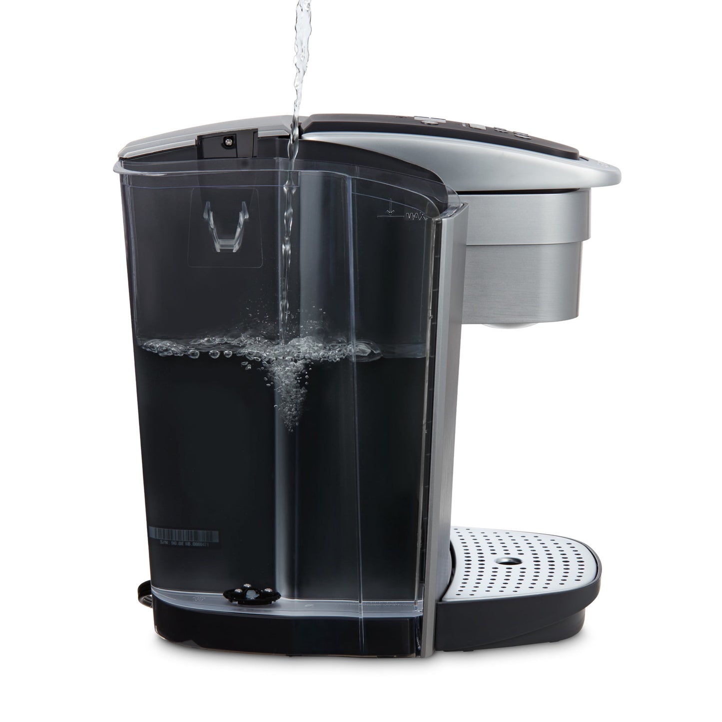 VERI COOL K-Elite Brushed Slate Single-Serve K-Cup Pod Coffee Maker
