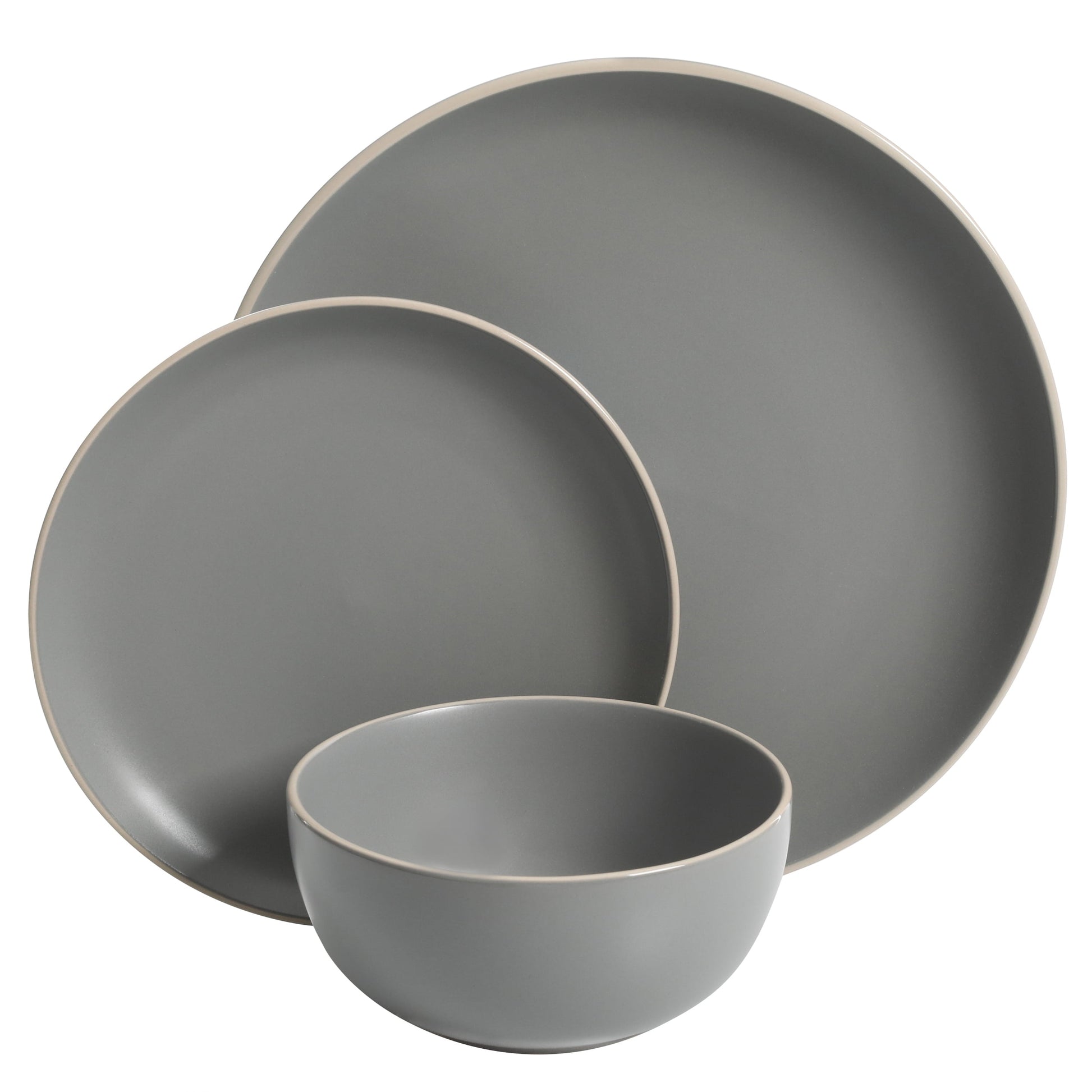 VERI FRESH Zuri Matte 12-Piece Dinnerware Set