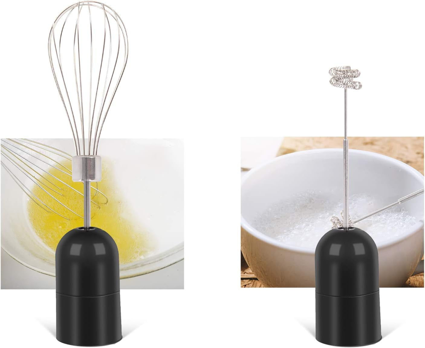 VERI HOT 5-In-1 Hand Blender, 5-In-1, 8-Speed 500 Watts Stick Blender with 860Ml Food Grinder, 600Ml Container, Milk Frother, Egg Whisk for Puree Infant Food, Smoothies, Sauces and Soups, Black