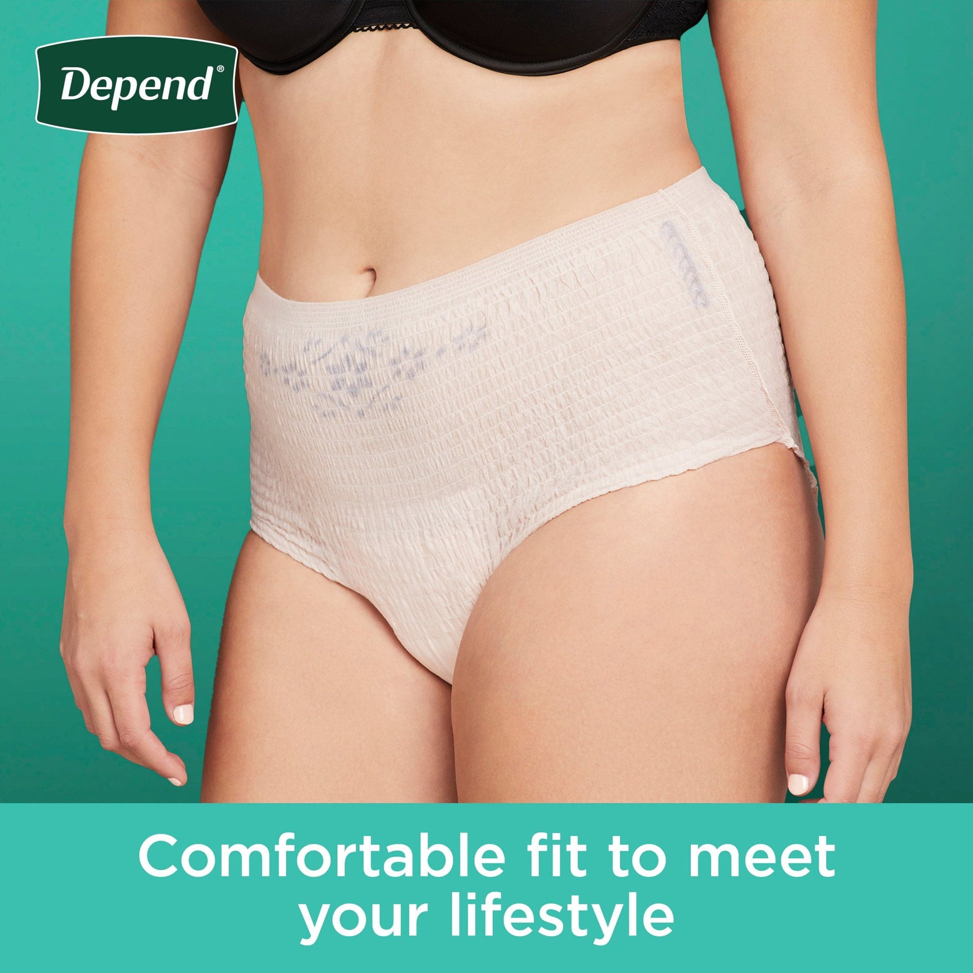 VERI NICE Fresh Protection Women'S Incontinence & Postpartum Bladder Leak Underwear, M, 30 Count