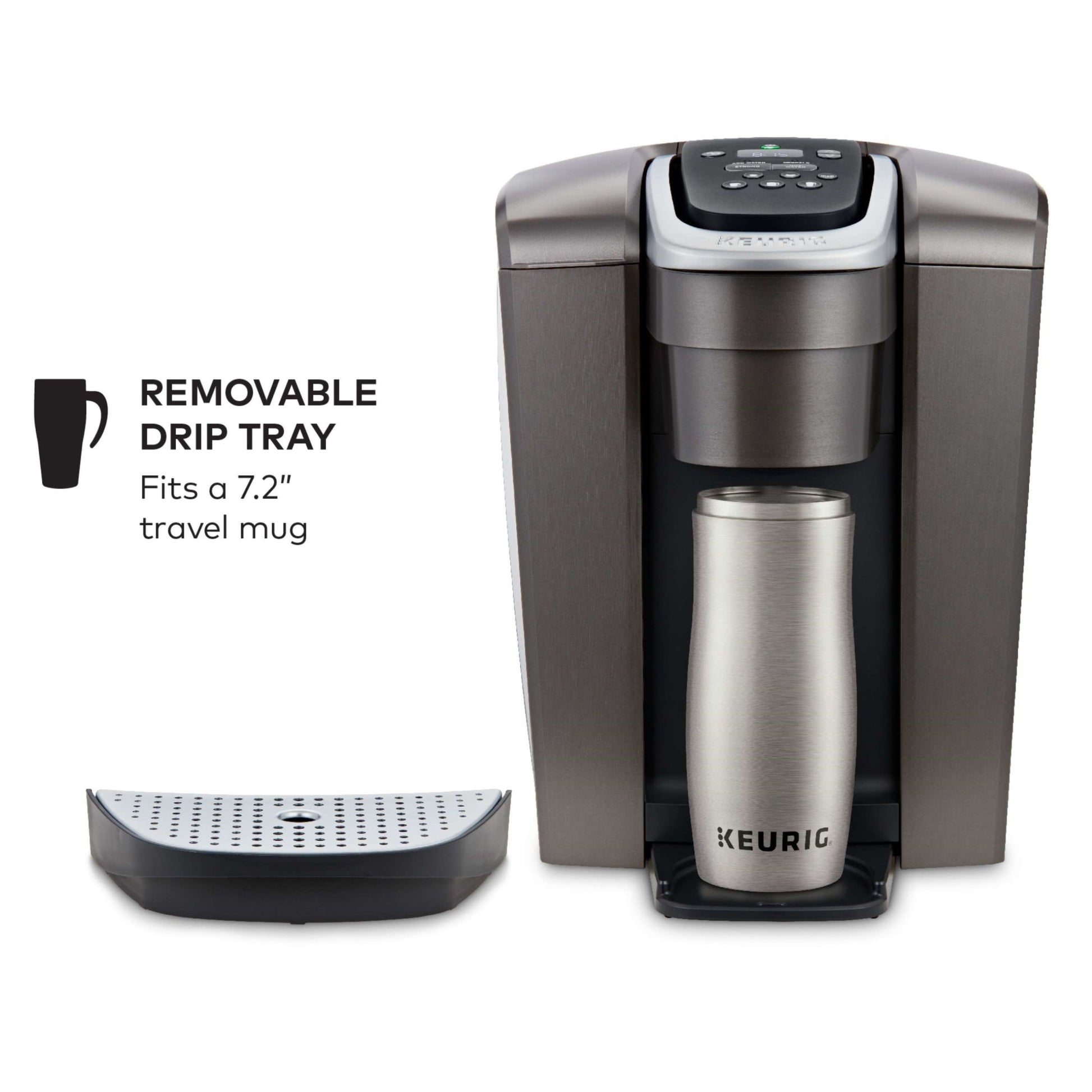 VERI COOL K-Elite Brushed Slate Single-Serve K-Cup Pod Coffee Maker