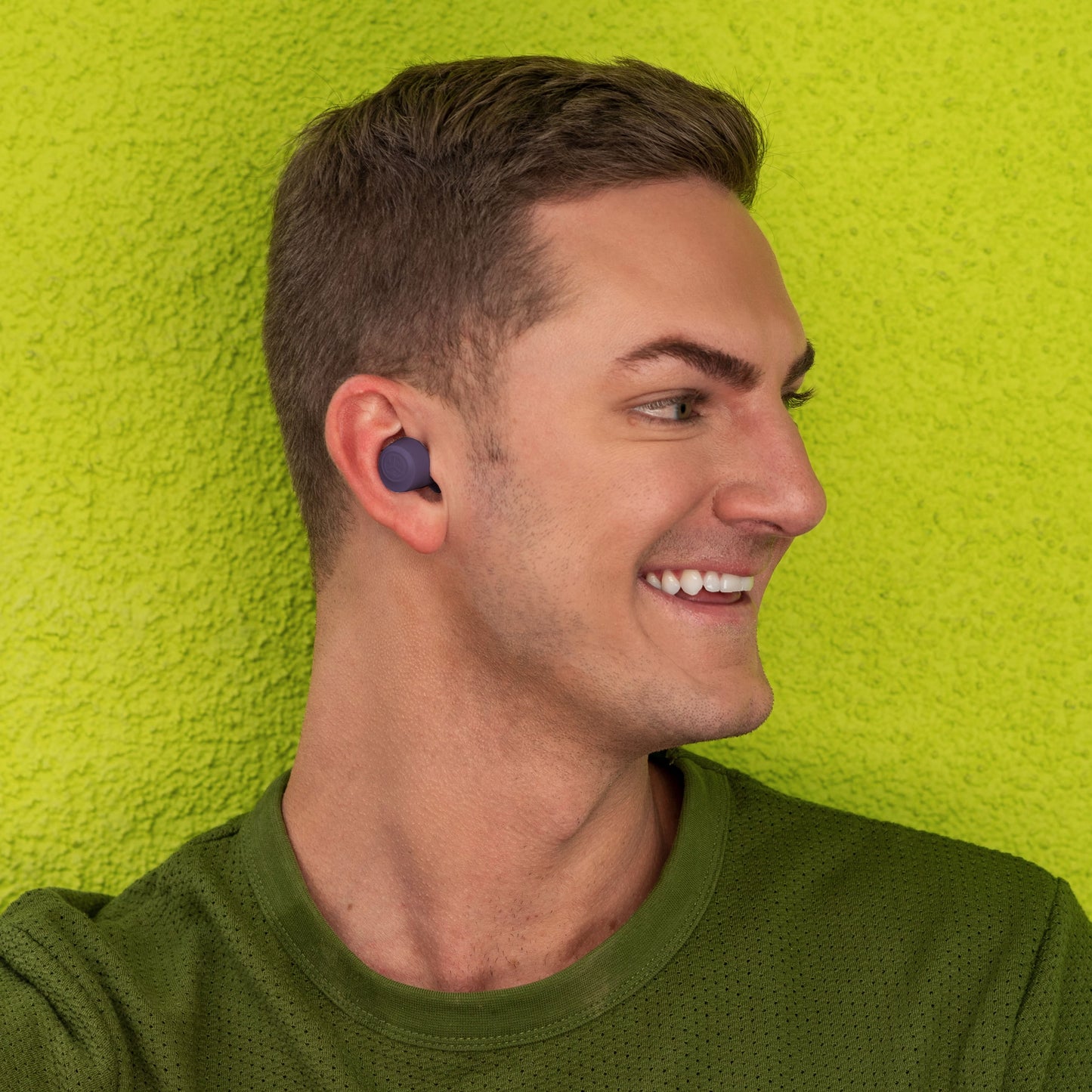 VERY SMART Go  Pop Bluetooth Earbuds, True Wireless with Charging Case, Purple