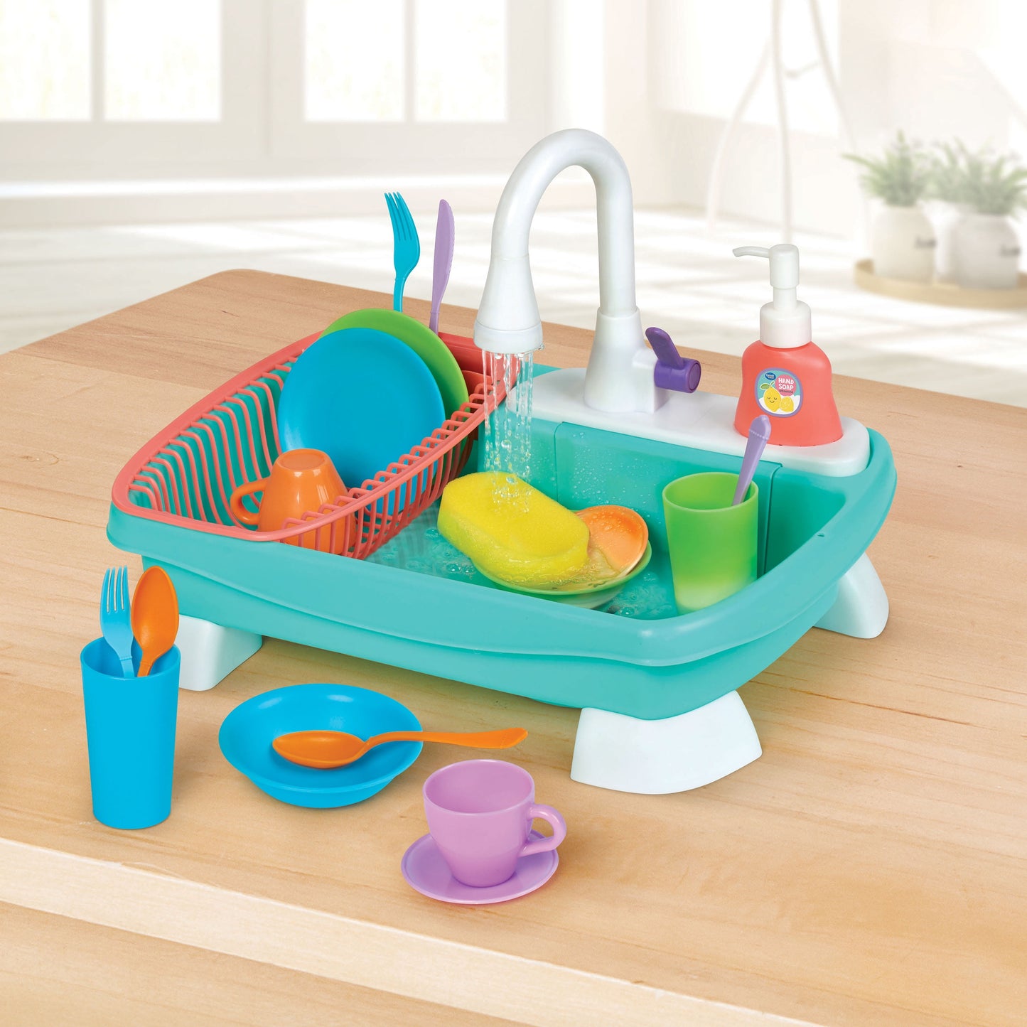 VERI CUTE Working Sink Play Set, 21 Pieces