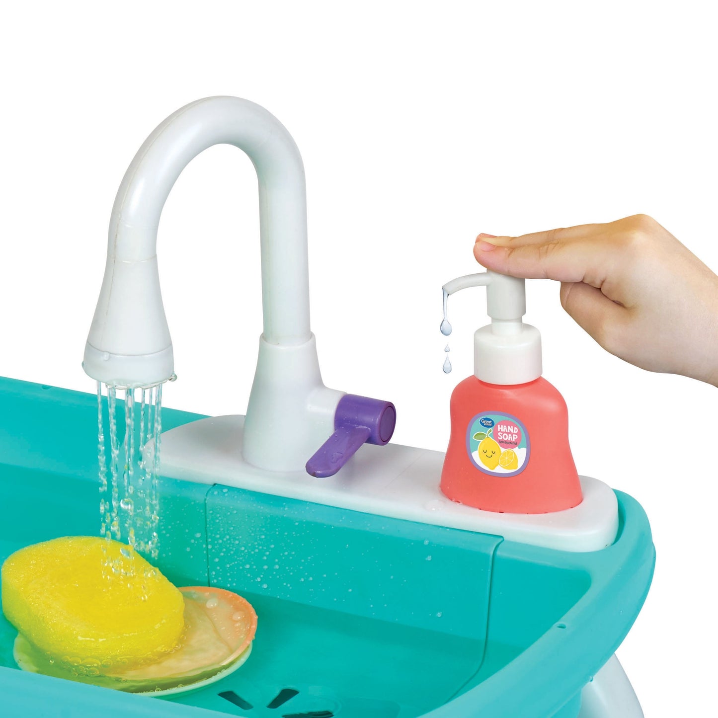 VERI CUTE Working Sink Play Set, 21 Pieces