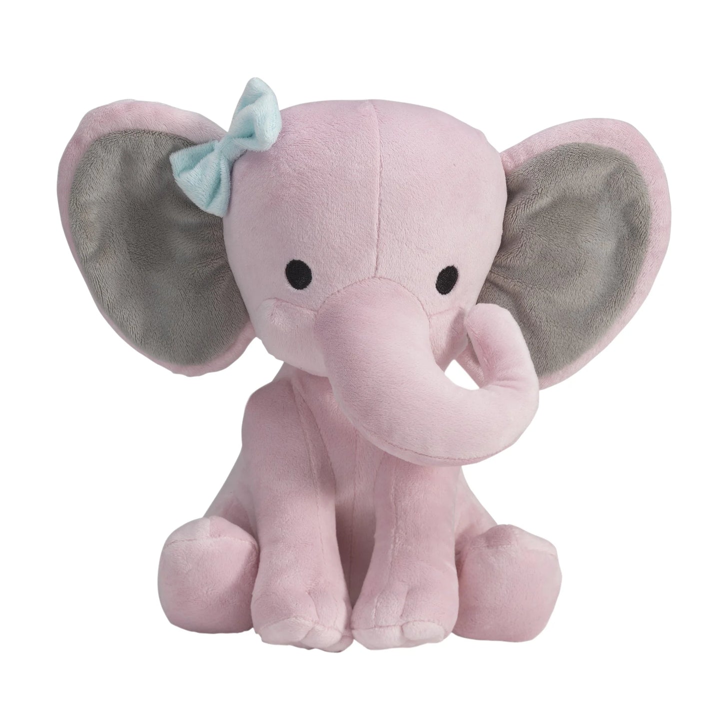 VERI SOFT Twinkle Toes Pink Plush Elephant Stuffed Animal 10 Inch- Hazel