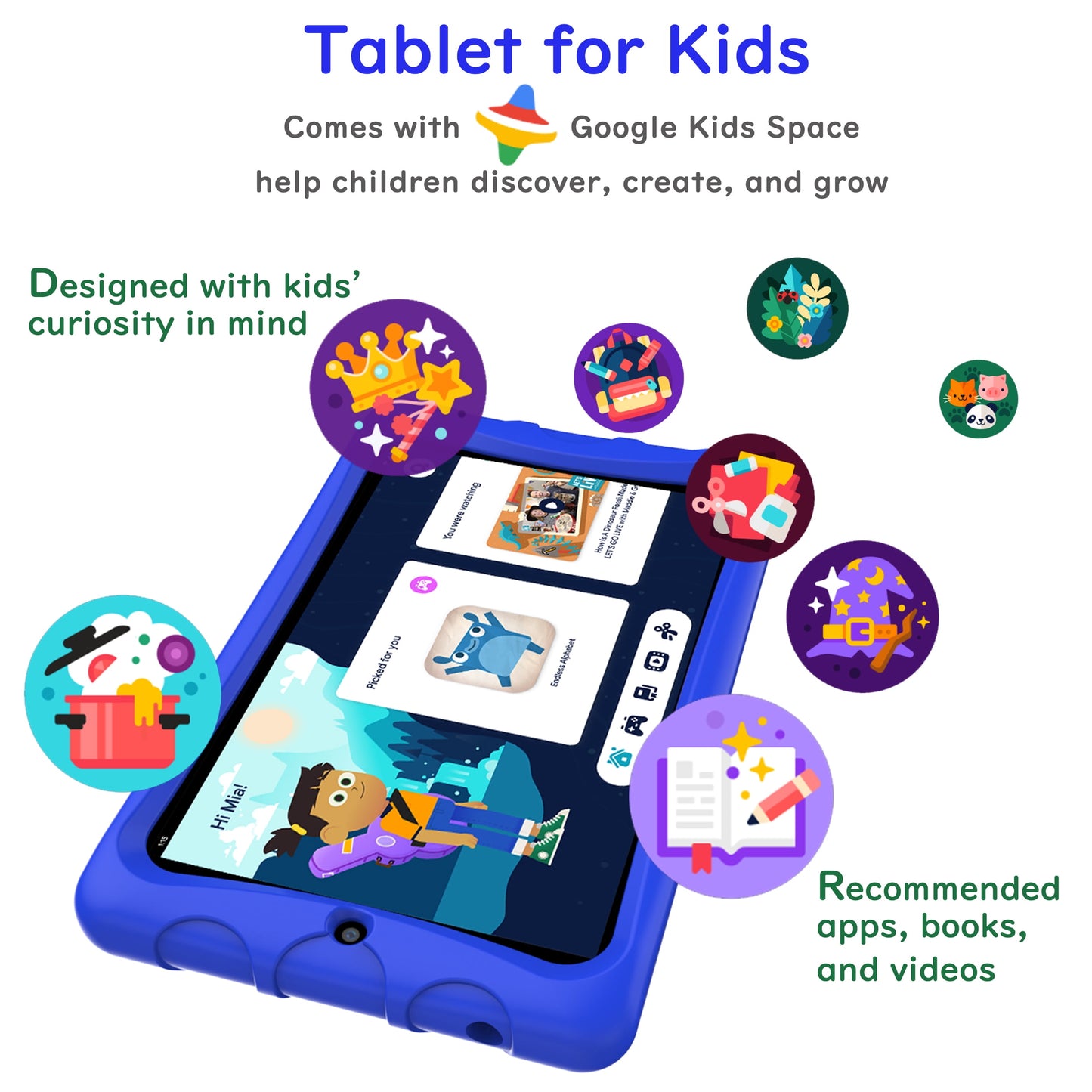VERI SMART 10.1" Kids Tablet, 32GB (2022 Model) - Violet
