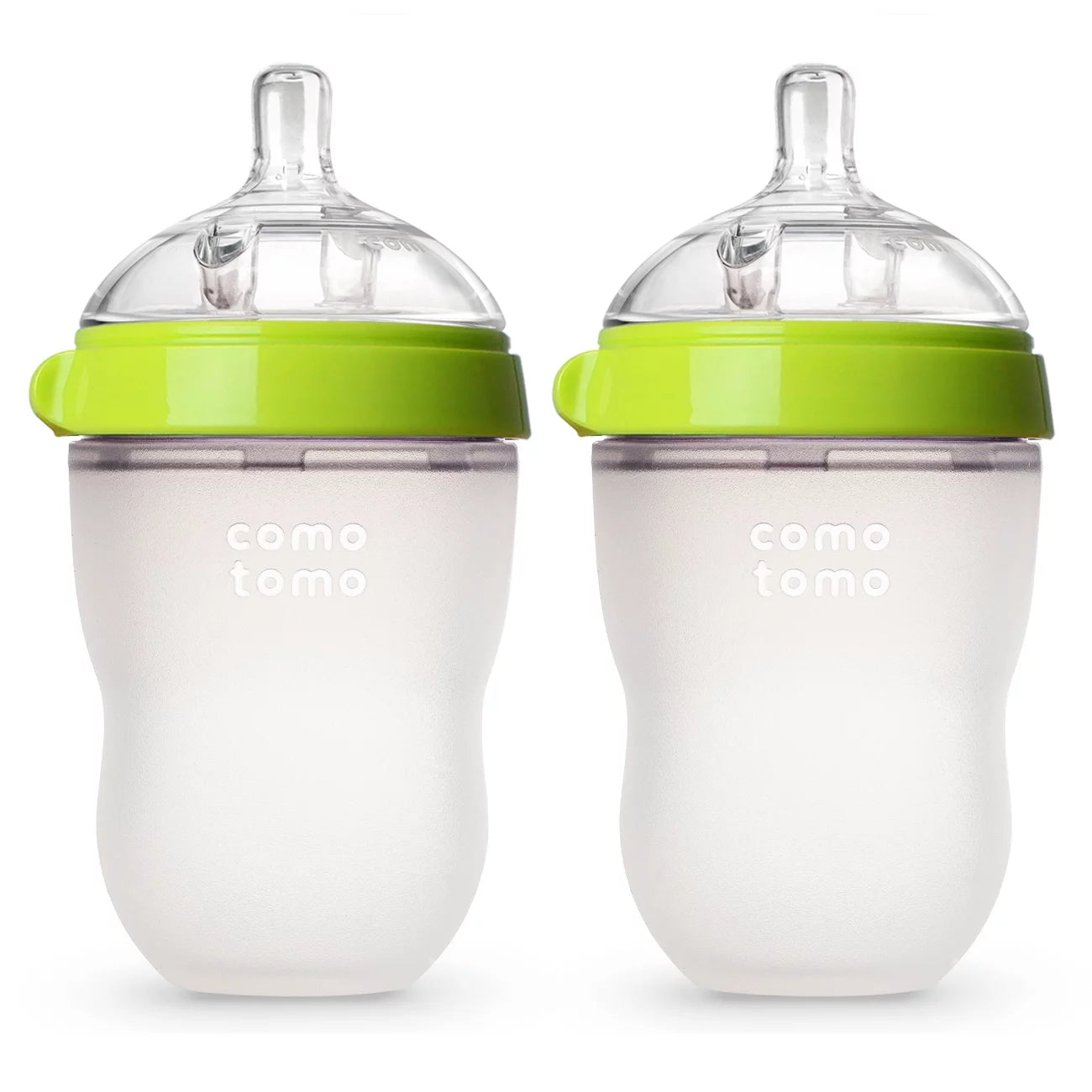 VERI CUTE Baby Bottle, Green, 8Oz (2 Count)