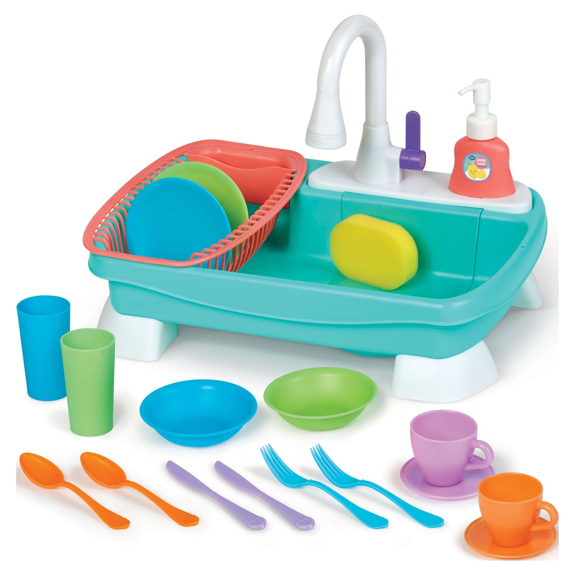 VERI CUTE Working Sink Play Set, 21 Pieces
