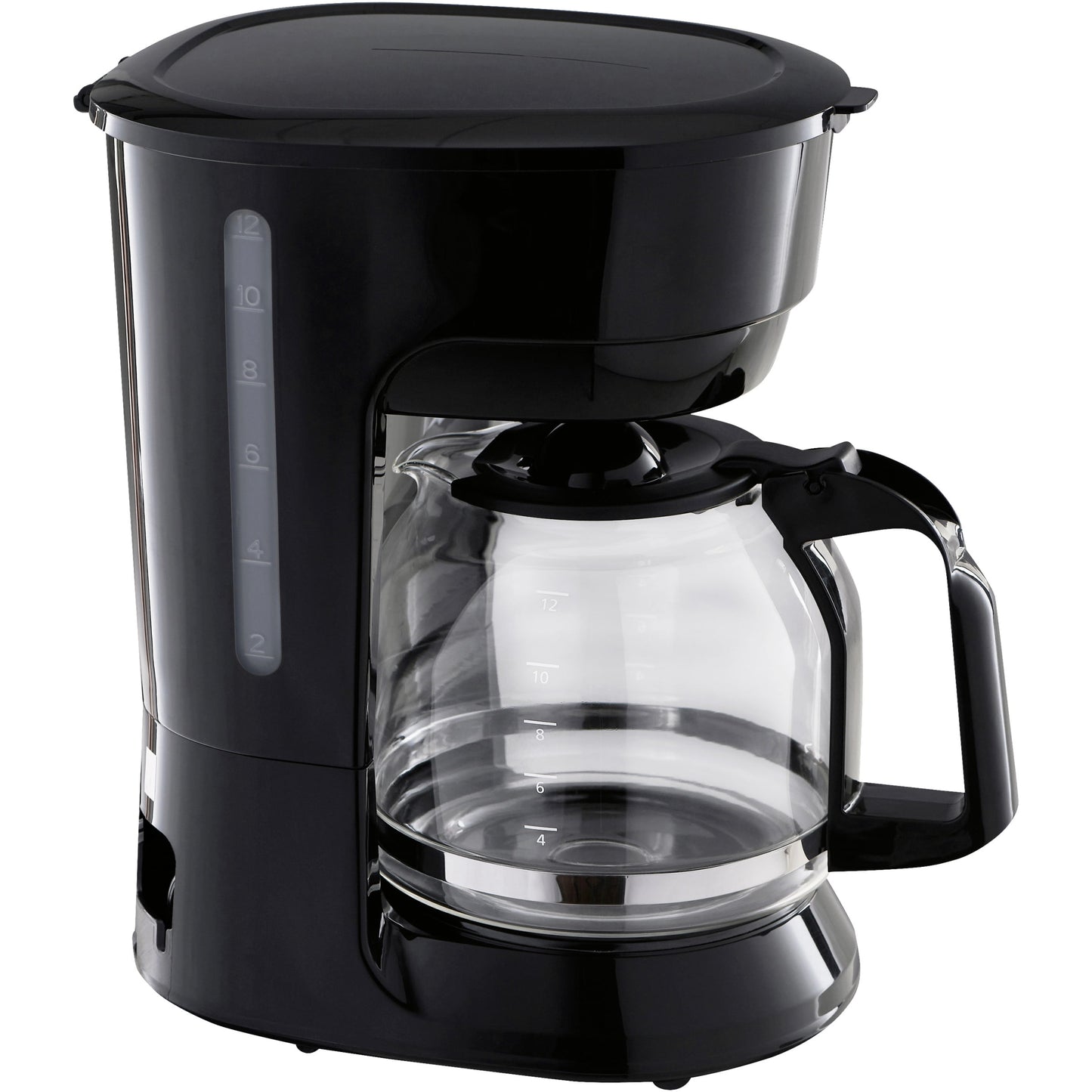 VERI COOL Black 12-Cup Coffee Maker with Removable Filter Basket