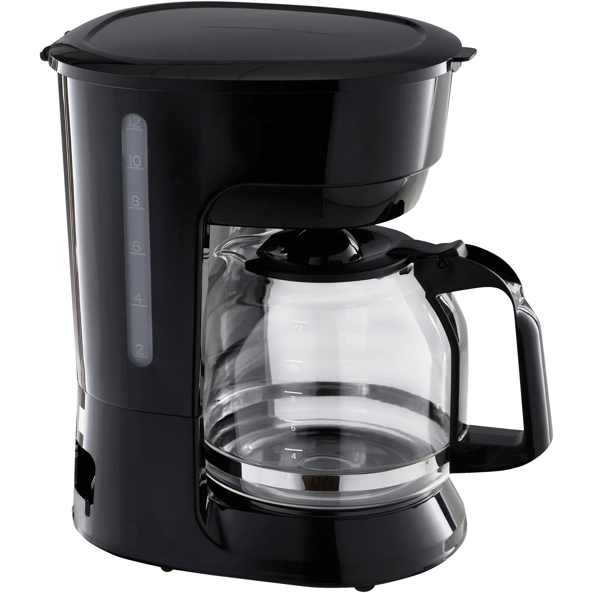 VERI COOL Black 12-Cup Coffee Maker with Removable Filter Basket