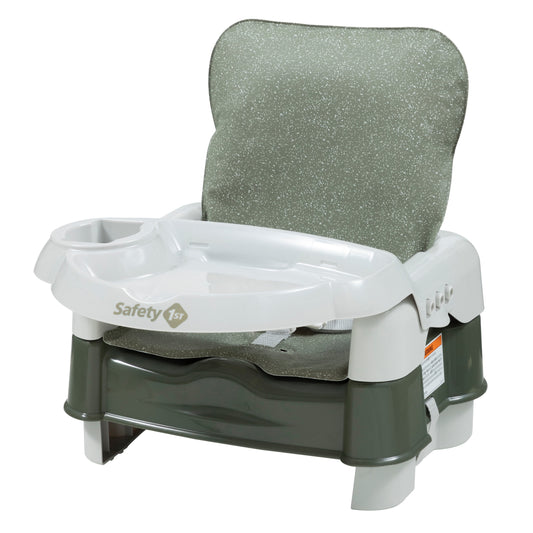 VERI NICE Safety 1ˢᵗ Deluxe Sit, Snack & Go Convertible Booster, Olive, Toddler