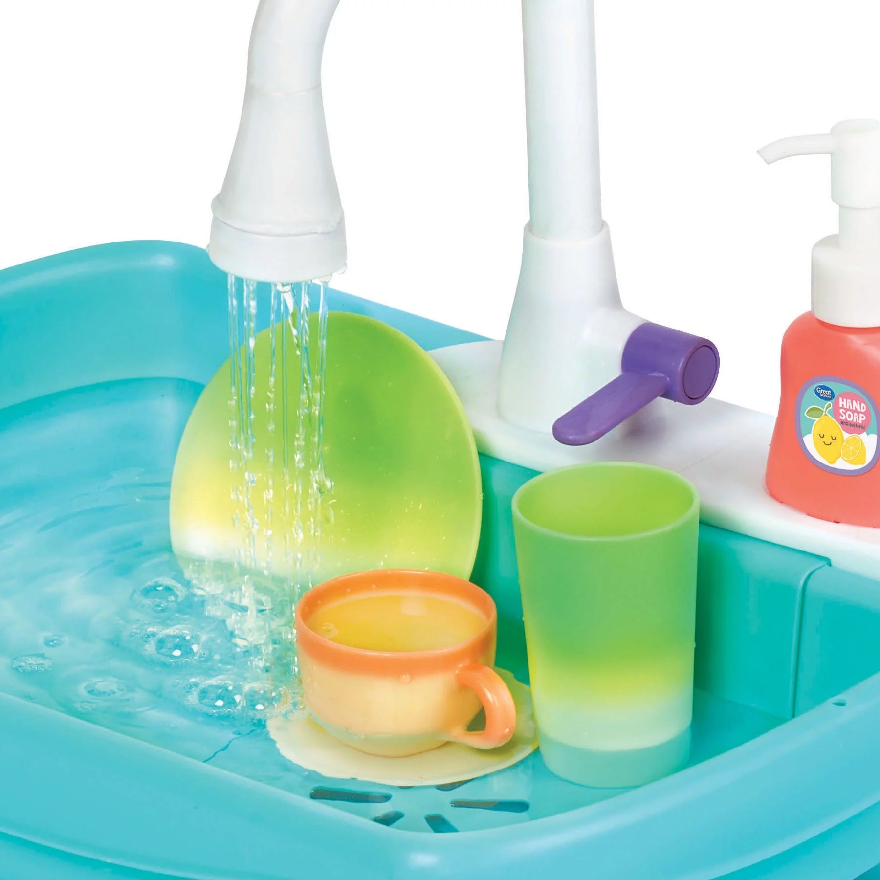 VERI CUTE Working Sink Play Set, 21 Pieces