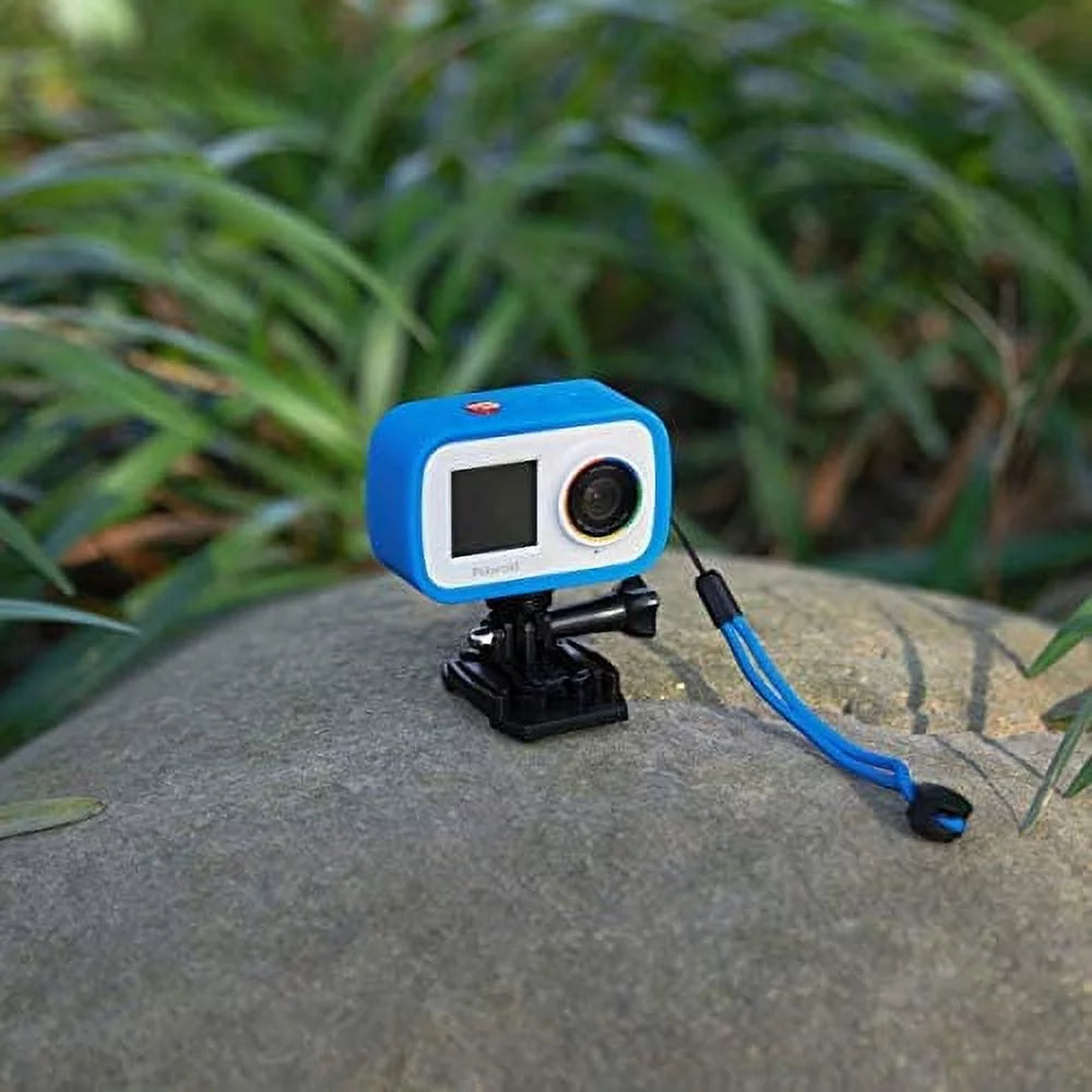 VERY COOL. Dual Screen Wifi Action Camera 4K,18MP, Waterproof, Blue and White