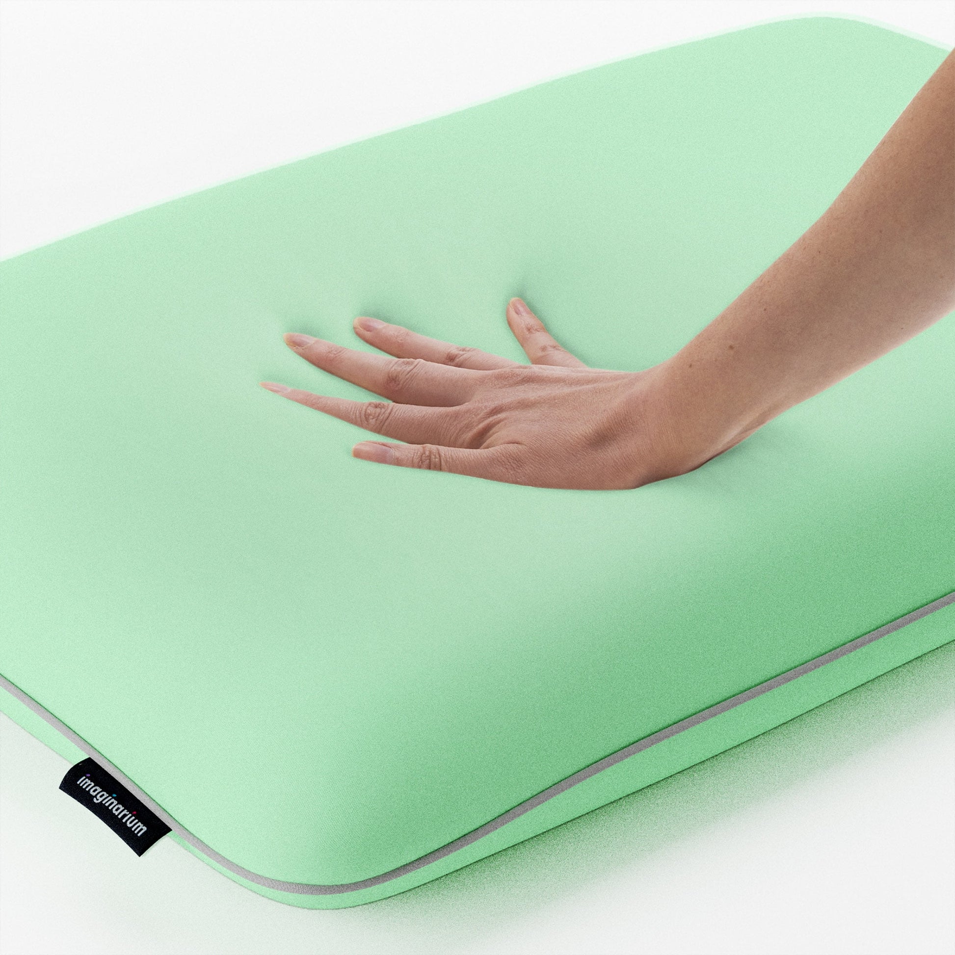 VERI SOFT Memory Foam Fun Pillow with Cool-To-The-Touch Cover, Standard/Queen, Mint Green, 1 Pack