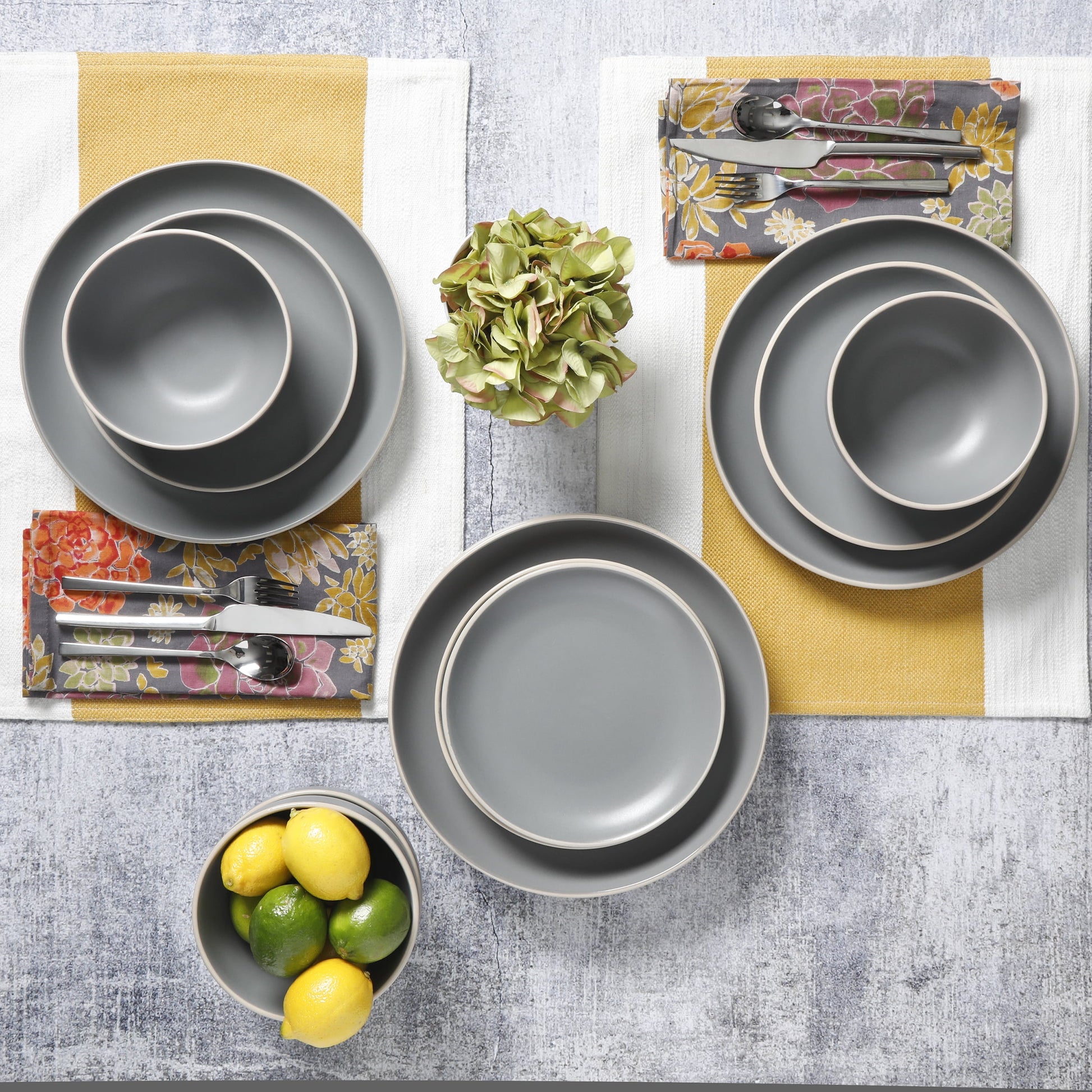 VERI FRESH Zuri Matte 12-Piece Dinnerware Set