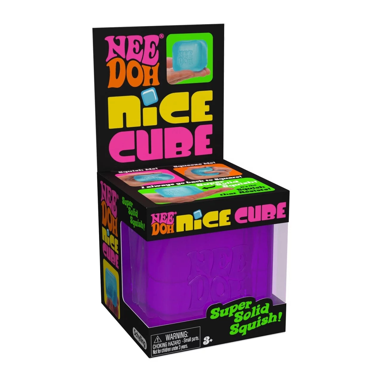 VERI COOL. Nee Doh Nice Cube Squish Toy, Multiple Colors, Ages 3+