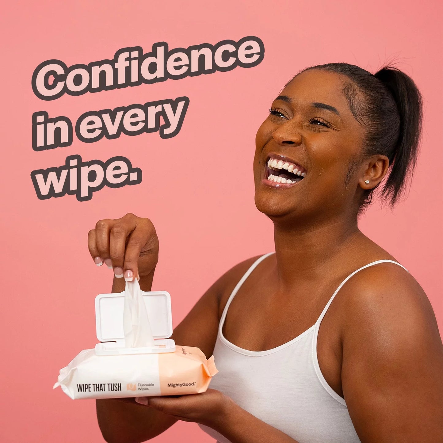 VERI FRESH Wipe That Tush Flushable Wipes, Fragrance Free, 150 Wipes (3 Pack)