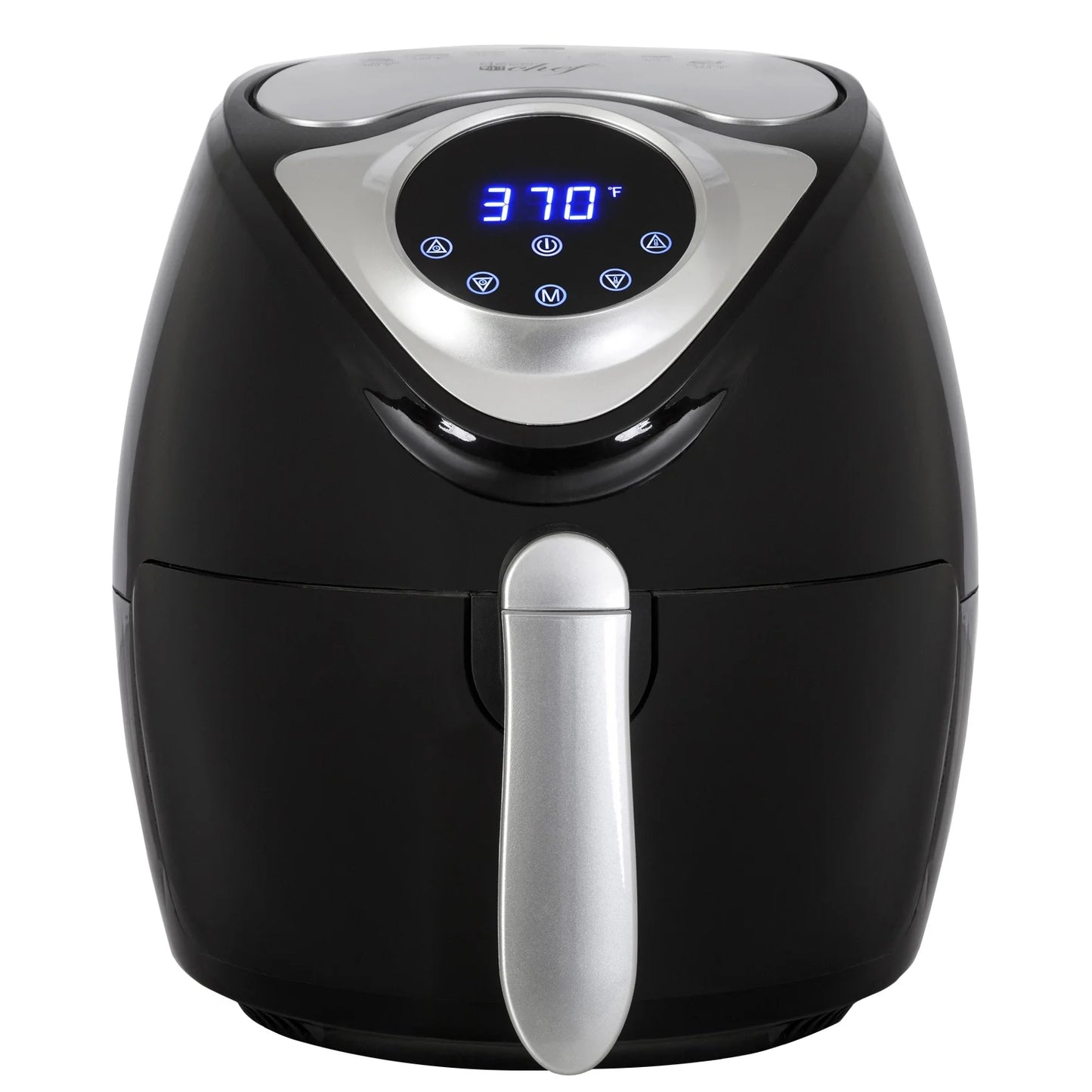 VERIS NICE XL 3.7 QT Digital Air Fryer Cooker with 7 Smart Programs ,Preheat & Shake Remind , LED Touch Screen Oil-Less Non-Stick Coated Basket ,Timer Counter Top , Healthy Kitchen Safe Frying Statio
