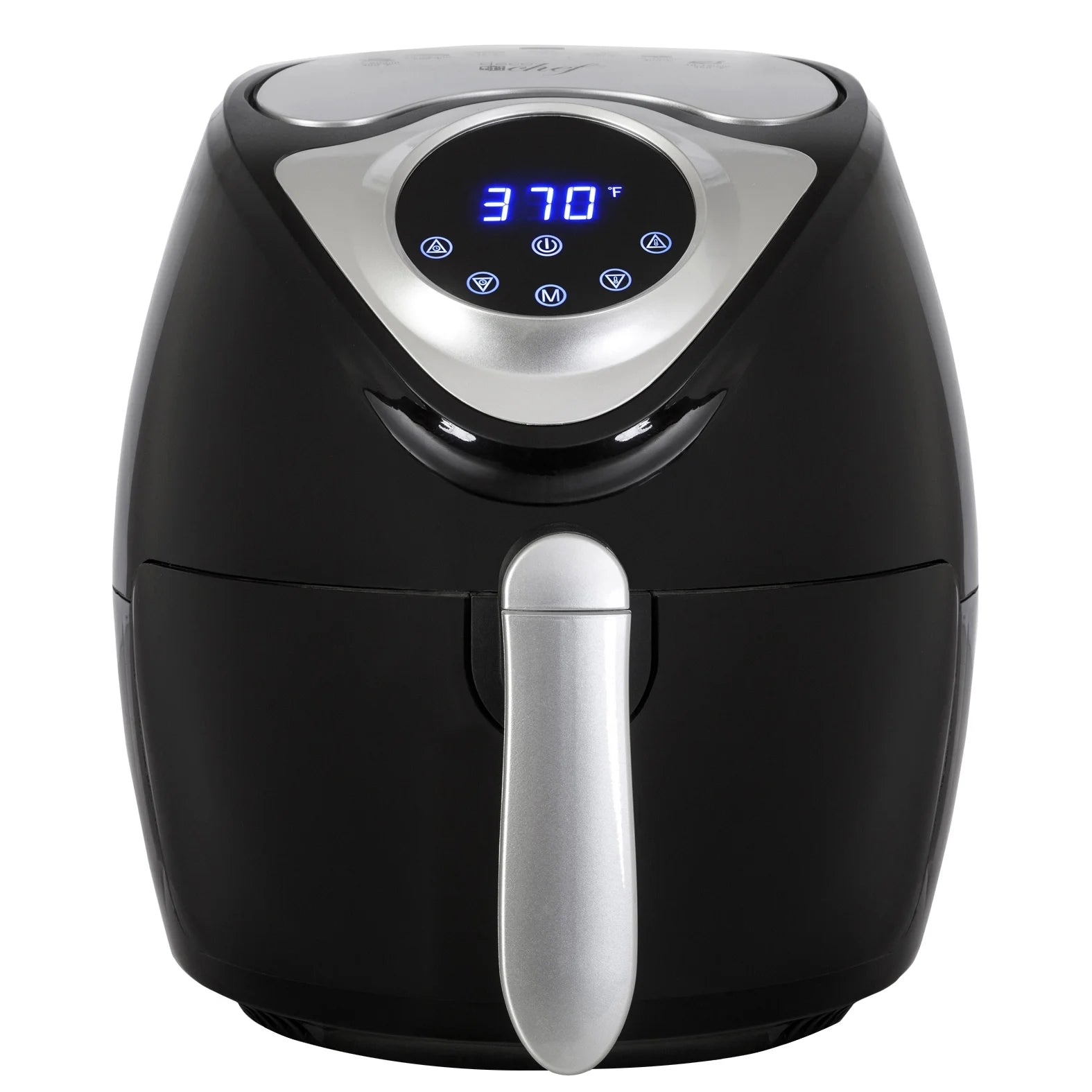 VERIS NICE XL 3.7 QT Digital Air Fryer Cooker with 7 Smart Programs ,Preheat & Shake Remind , LED Touch Screen Oil-Less Non-Stick Coated Basket ,Timer Counter Top , Healthy Kitchen Safe Frying Statio