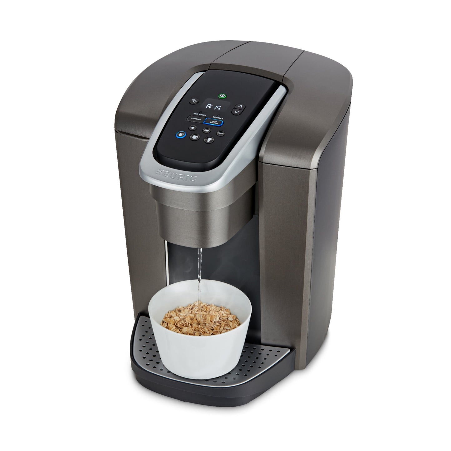 VERI COOL K-Elite Brushed Slate Single-Serve K-Cup Pod Coffee Maker