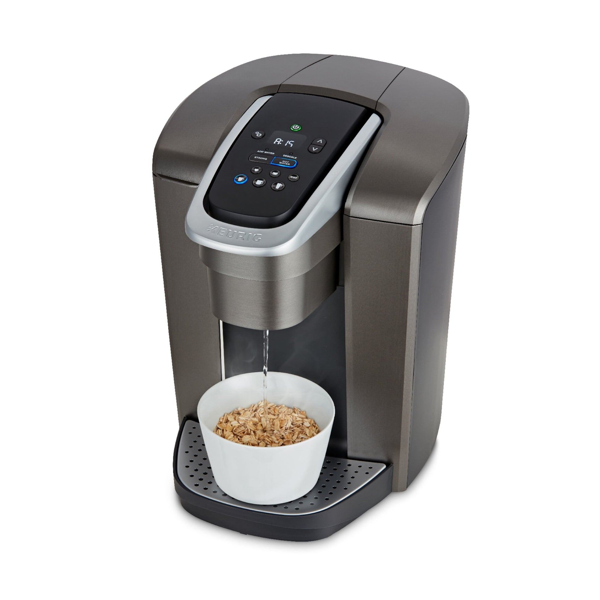 VERI COOL K-Elite Brushed Slate Single-Serve K-Cup Pod Coffee Maker