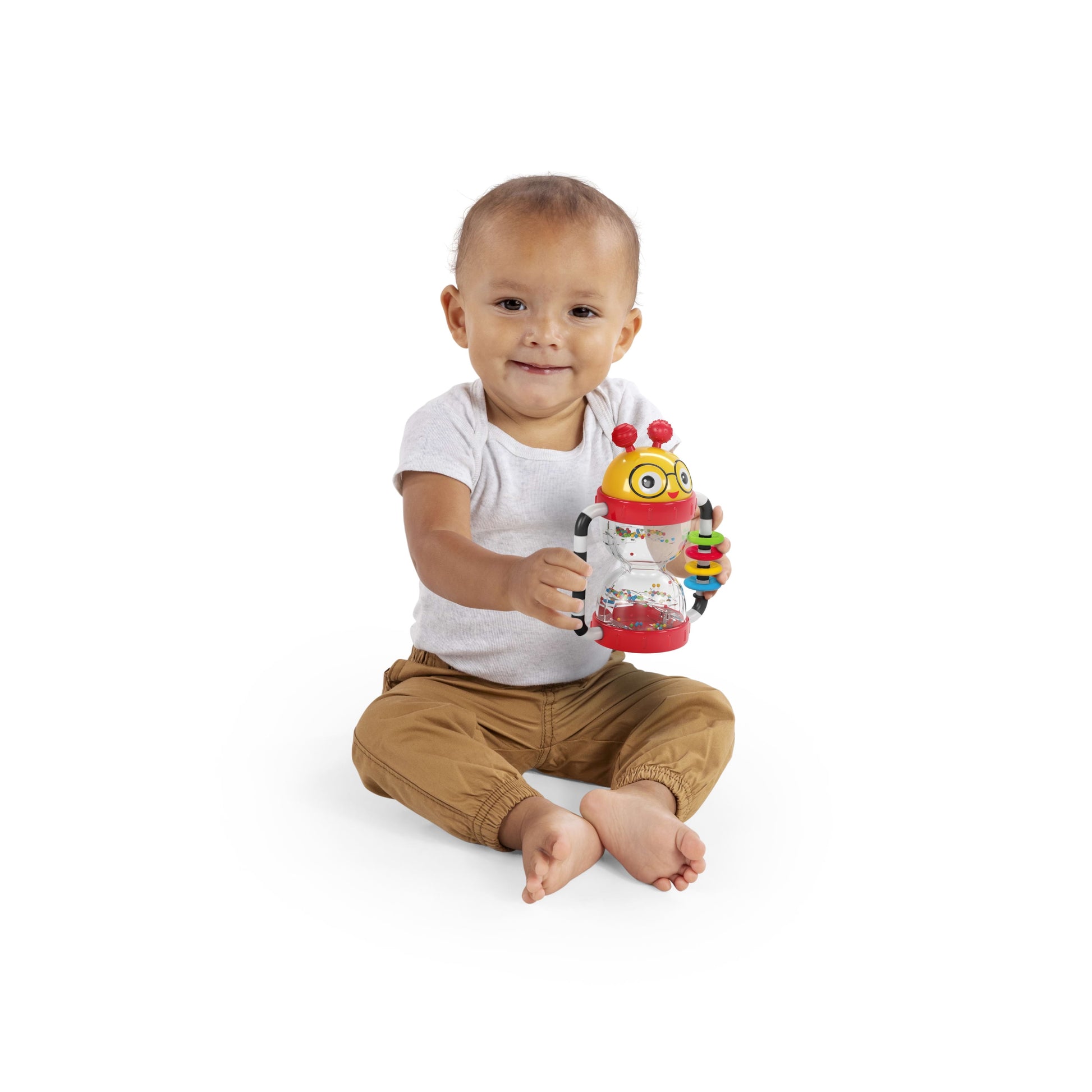 VERI CUTE Cal’S Sensory Shake-Up Activity Rattle, BPA Free, Ages 3+ Months
