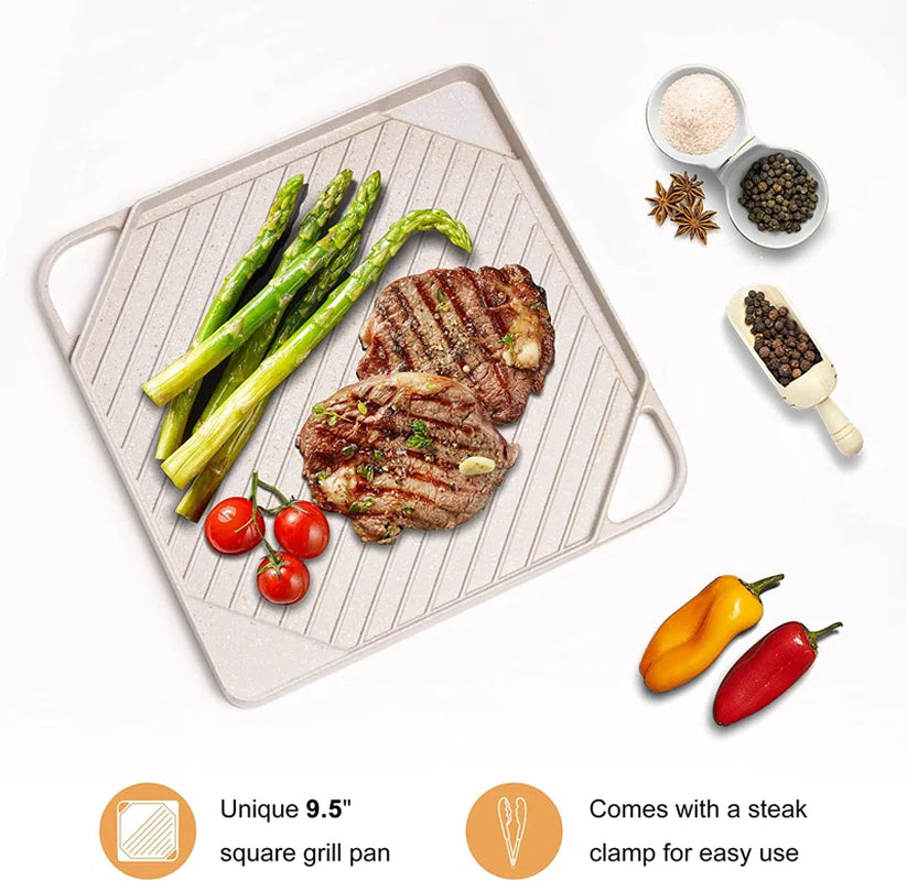VERI HOT Nonstick 11 Piece Aluminum Cookware Set