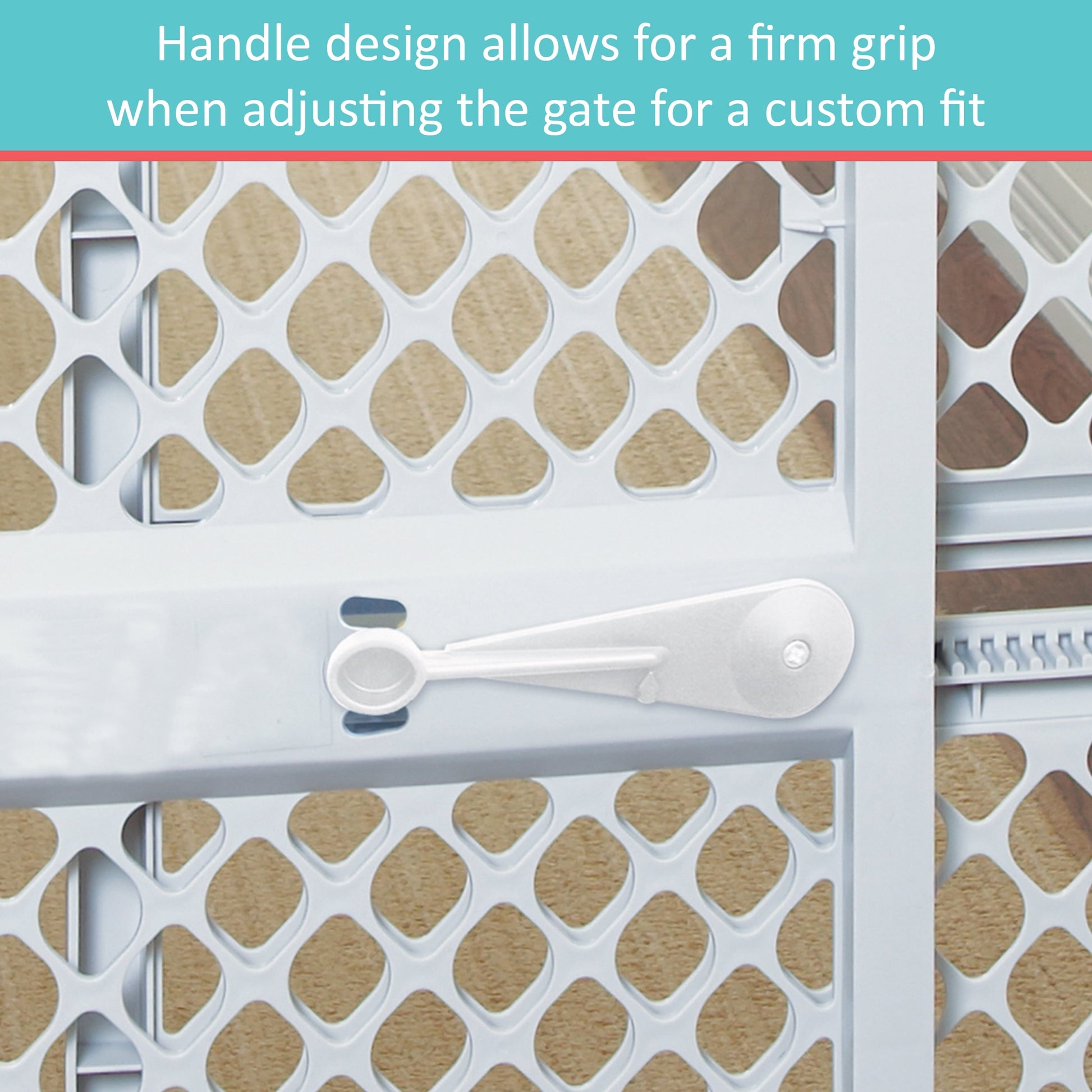VERI NICE Supergate Explorer Baby Gate - 26 to 42 Inches Wide and Stands 26 Inches Tall