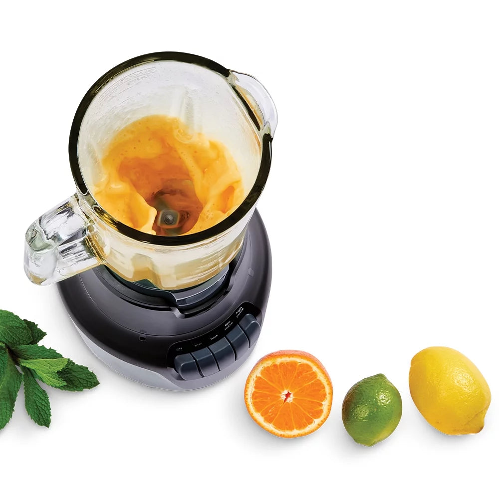 VERI FRESH “Boost Blender Plus™ 4 Speed, 800 Watts, 48-Oz Glass Jar, Black