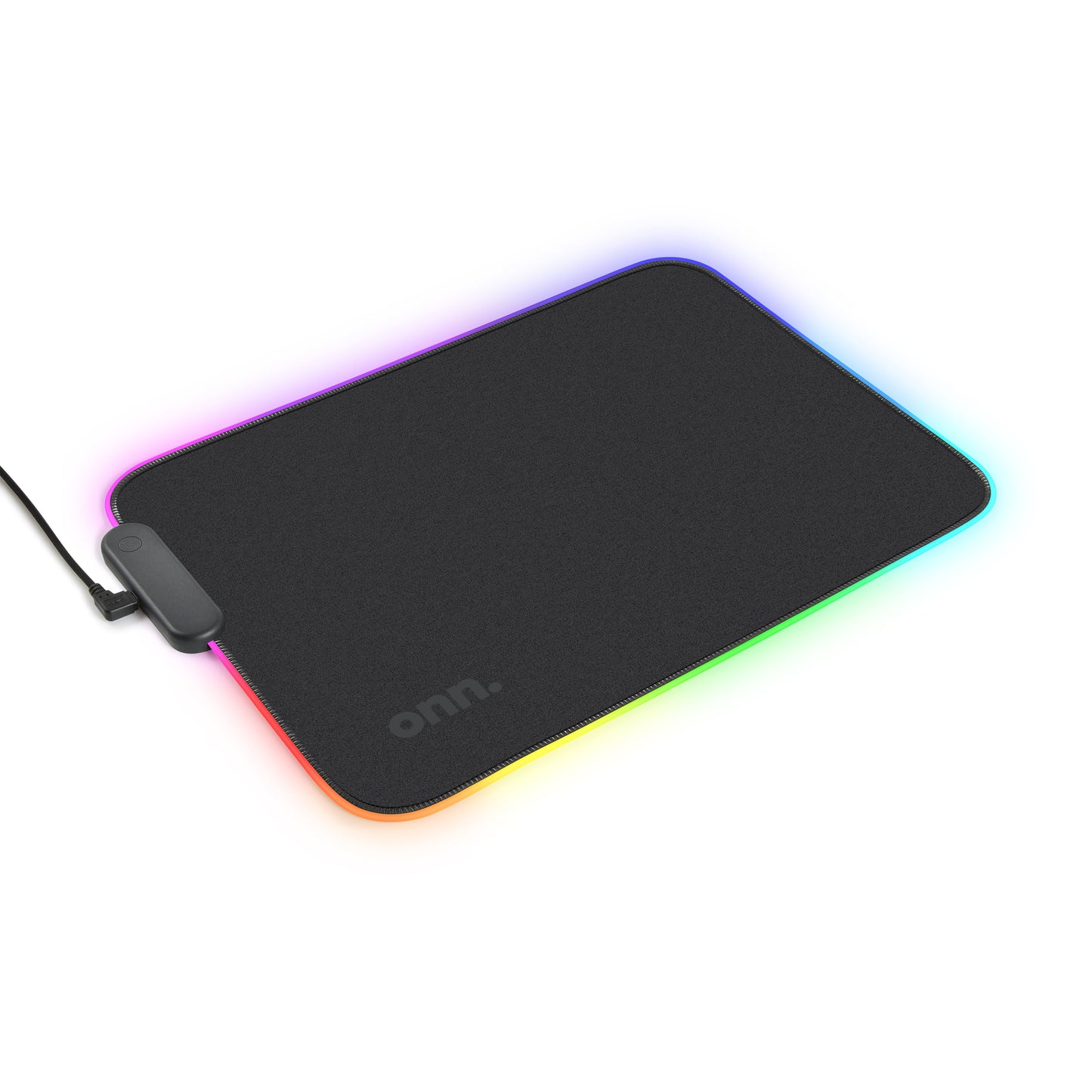 VERY SMART USB Gaming LED Mouse Pad with 7 Static Light Modes and 3 Dynamic Modes, Non-Slip Rubber Base, Black